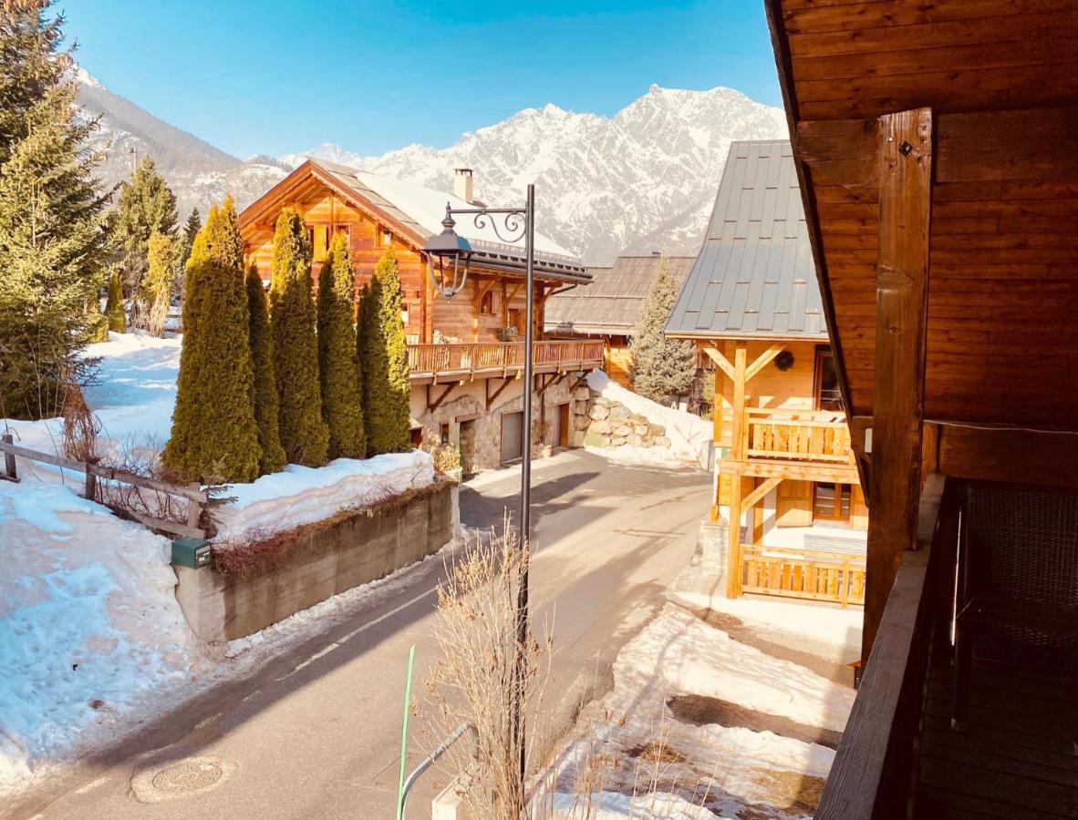 Chalet Marcel Puy-Saint-Vincent Pieds Des Pistes Exterior photo